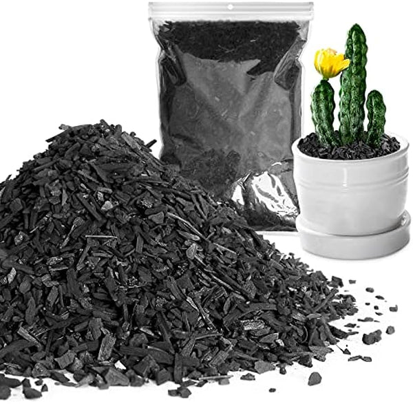 CLSR2U Horticulture Charcoal 1.5QT - Activated Charcoal for Terrariums Supplies, Plants Potting Soil Amendment Orchids Indoor Outdoor Gardening Moisture Absorbers, Pack of 1