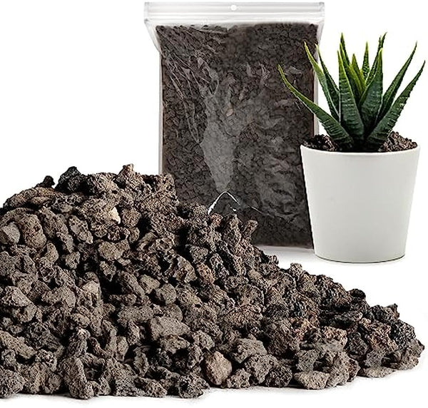 CLSR2U Drainage Rocks for Potted Plants 5LBS, Horticultural Lava Rocks for Plants, Succulent Rocks for Pot Indoor, Lava Rock Aquarium Garden Landscaping Volcanic Bonsai Terrarium Fish Tank Decorative Stone